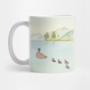 Four little ducks went out with mommy Mug